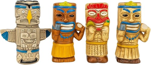 Tiki cocktail becher - tiki, stück