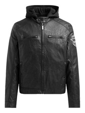 Camp David Jacke Riding The World II Kunstlederjacke NEU & OVP 33332