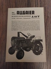 Original Prospekt Allgaier