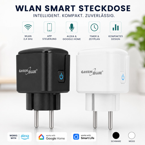 Wlan smart steckdose 16a - steckdose, 3840w