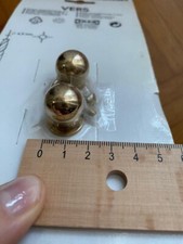 Knopf-Griff, Massiv/Messing,2 STÜCK, NEU,MIT ORIGINAL VERPACKT ,für Möbel 