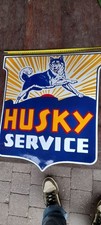 husky service emailleschild repro