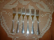 WMF Besteck Hotel Cromargan Gabel Tafelgabel 6x Speisegabel 19,7 cm