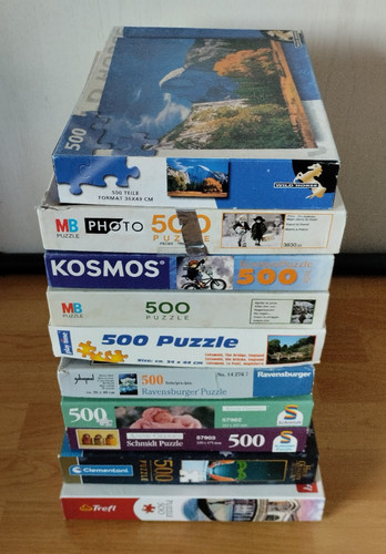 Puzzle sammlung 500 - 10,