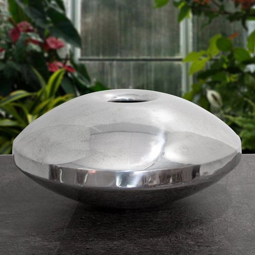 Blumenvase aluminium oval - blumenvase,,