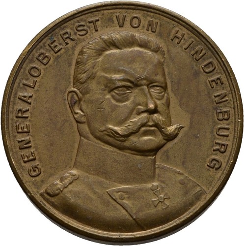 Medaille hindenburg 1914 - medaille,