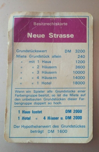 Monopoly neue strasse - monopoly,