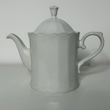 Edelstein Bavaria Porzellan Teekanne Weiß mit Deckel – Vintage