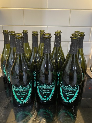12x dom perignon - dom, leuchtende
