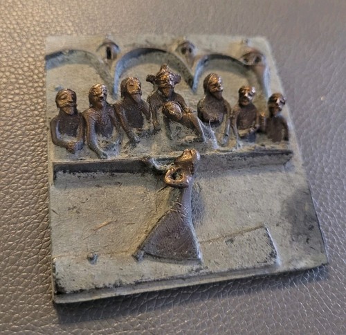 Bronze relief gastmahl - gastmahl, des