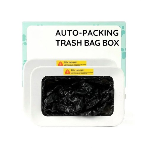 Auto packing trash bag box - packing,