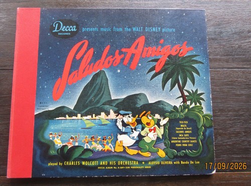 Disney decca schellack 3er set - disney,
