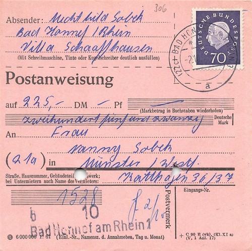 167563 bund 306 heuss - 167563),