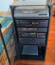 Onkyo Anlage Verstärker, Tapedeck, CD-Player, Turner, Plattenspieler, Rack
