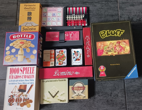 Konvolut brettspiele bluff - brettspiele,