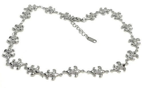 Edelstahl halskette collier - edelstahl,