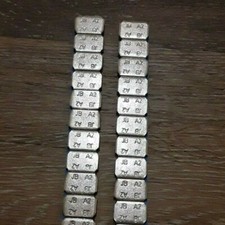 2x  Kleberiegel,  Silber Auswuchtgewichte,  Klebegewichte