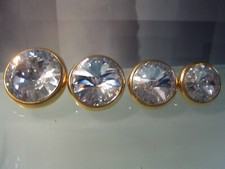 edler Aufsatz mit Swarovski-Elements - goldfarben eingef. - komp. Charlotte 21