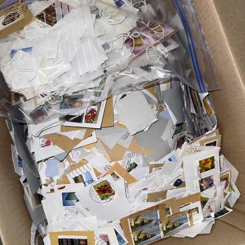 Karton briefmarken - kg,