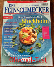 Der Feinschmecker 6/2011 Stockholm Olivenöl-Test ganzes Ferkel grillen Boarding