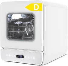 Mini Geschirrspüler Spülmaschine Freistehend Tischgeschirrspüler 7 Programmen