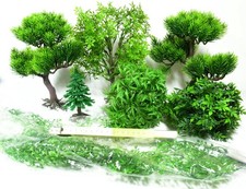 G Konvolut Bäume Kunststoff