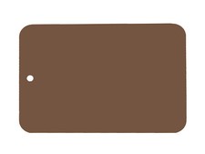 Farbmuster lackiert auf Blech, Leifalit, Olivbraun