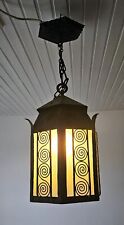 antike Jugendstil Lampe Hängeleuchte Stil Berger ca. 1910