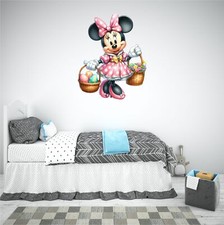 Ostern Minnie Maus Wand Vinyl