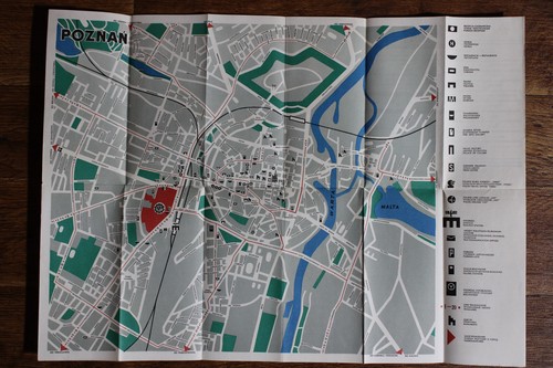 Landkarte stadtplan poznan - landkarte,