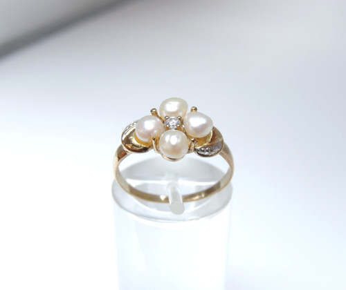 Eleganter damenring 333er - eleganter,