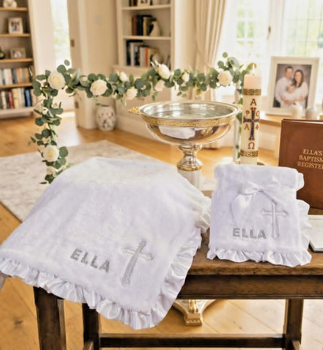 Taufdecke babydecke - taufdecke,