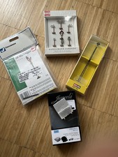 Konvolut Ausstattung Modellbahn, Signal Bausatz, Leuchte, Prellbock, Schilder