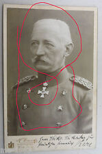  original Foto Obergeneralarzt Prof Dr von Kern mit Roter Adler Orden