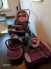 kinderwagen 2 in 1 Lila ohne Maxi Cosi