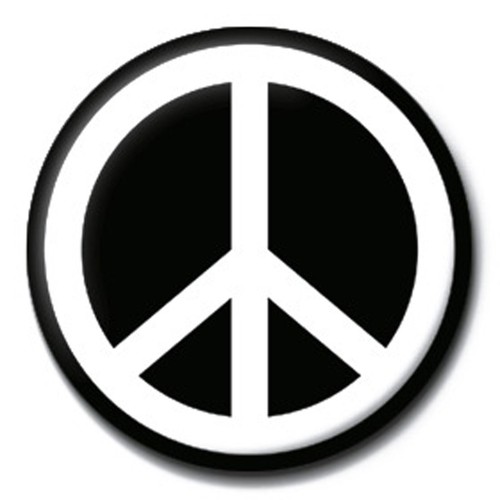 Cnd peace symbol anstecker - peace,