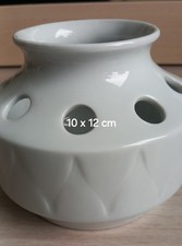 Stövchen für Teekanne Teetasse Sauserien. Porzellan Weiß Nummeriert 1093 fastneu