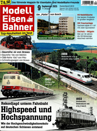 Modelleisenbahner 25 - modelleisenbahner, 9/25