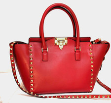 Valentino Garavani Rockstud  Ledertasche  Rot