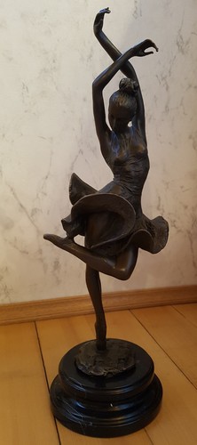 Bronzeskulptur tänzerin - bronzeskulptur,