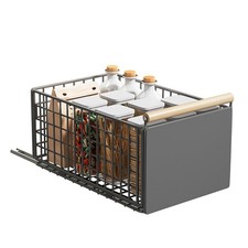 Teleskopschublade Küchenschublade Ausziehbar Schrankauszug Korbauszug Organizer