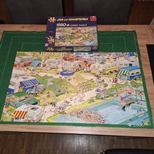 Camping Chaos 1250 Teile Haasteren Comic Puzzle Jumbo sehr selten Vollständig