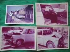 Oldtimer Peugeot 404 Unfall um