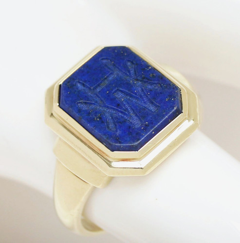 Herrenring karat 585 gold - herrenring,