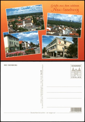 Ansichtskarte neu isenburg - ansichtskarte, neu-isenburg