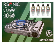 Rsonic Campingkocher Gasregler Kocher 1 Gaskocher 4 Butane Kartusche