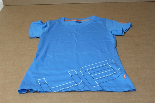 Damen shirt blau - up,