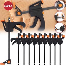 10x Einhandzwinge Schnellspannzwinge Klemmzwinge Schraubzwingen Holznzwingen Set