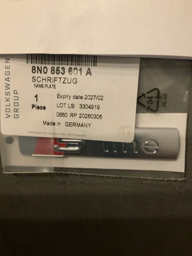 Original audi line emblem - original,