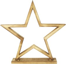 TrendLine Holzstern 41 x 6,5 x